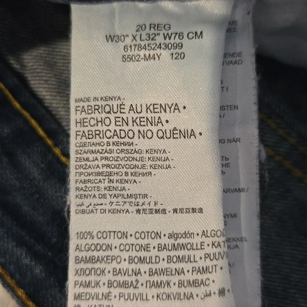 Levi's Blue Jeans Classic Denim Style